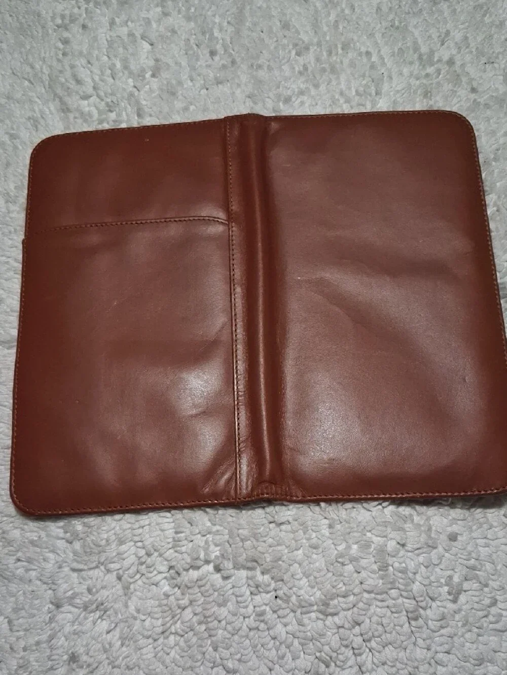 Leather Travel Wallet - Brown